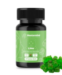 Mastermind Psilo Magic Mushroom Gummy Bear Microdose – 3000MG – Lime