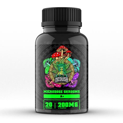 Magic Mushroom Microdose Capsules | A+ 200mg | 20 Capsules