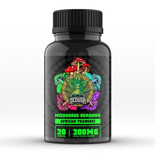 Magic Mushroom Microdose Capsules | African Transkei 200mg | 20 Capsules