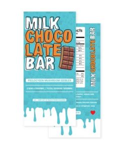 Magic Mushroom Milk Chocolate Bar – 3 Grams