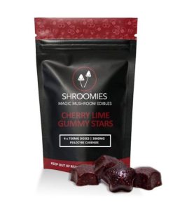 SHROOMIES CHERRY LIME GUMMY STARS – 3000MG