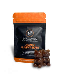 SHROOMIES ORANGE GUMMY BEARS – 1000MG