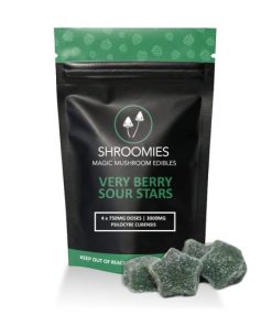 SHROOMIES VERY BERRY SOUR STARS – 3000MG